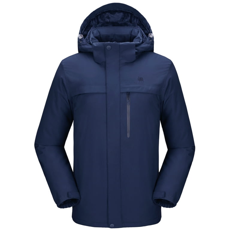 Golden Camel Men s Mountain Snow Waterproof Ski Jacket Windproof Fleece Winter Coat Walmart
