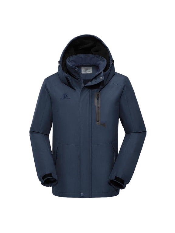 Men's Winter Jacket Windproof Ski Snow Jacket Waterproof Thicken Parka Rain Jacket Warm Puffer Coat