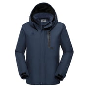CAMEL Mens Winter Jacket Windproof Ski Snow Jacket Waterproof Thicken Parka Rain Jacket Warm Puffer Coat
