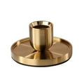 thumbnail image 1 of Golden Candle Holder Candlestick Decoration Crafts Table Wedding Home Decor, 1 of 7