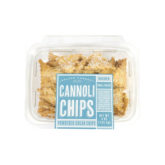 Golden Cannoli Cannoli Chips, 4oz. Clamshell, Shelf Stable, Regular