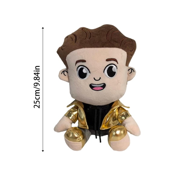 Golden Caylus Plush Toy Super Rare Plush 9.84" Super Soft Goat Stuffed Doll Winter Plush Gifts for Best Friend