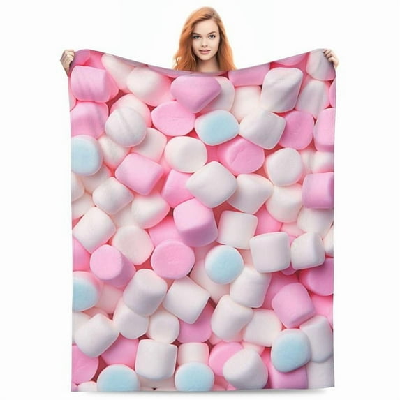 Golden Chicken Nuggets 3D Funny Realistic Food Ultra-Soft Throw Blanket 50"x40" Travel All Season Bed Sofa Dorm Decor Bedding Bedroom