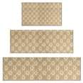 thumbnail image 1 of Golden Christmas Pattern Kitchen Rugs Sets Of 3,Kitchen Runner Rugs Non Skid Washable,Decorative Kitchen Floor Mats for Kitchen,Sink,Laundry,17"x30"+ 17"x47" + 17"x59", 1 of 6