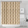 thumbnail image 1 of Golden Christmas Pattern Shower Curtain 84"x72" ,Bathroom Decorative Shower Curtains Set with 12 Hooks,Modern Waterproof Washable Shower Curtain, 1 of 6