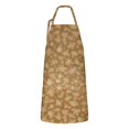 thumbnail image 1 of Golden Christmas Snowflake Apron-Garden Aprons for Women with Pockets-Cotton Linen Waterproof Kitchen Cooking Gardening Aprons Adjustable for Kitchen,Cooking,BBQ and Salon 32"x27", 1 of 7