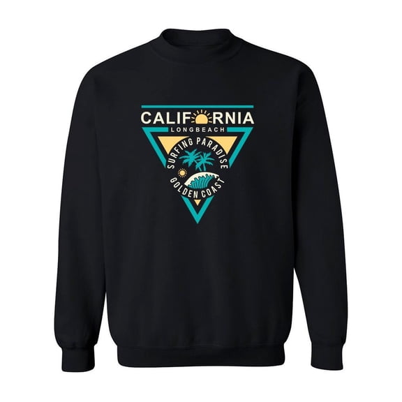 Golden Coast Surfing Paradise Sweatshirt Men -Image by Shutterstock, Male XX-Large