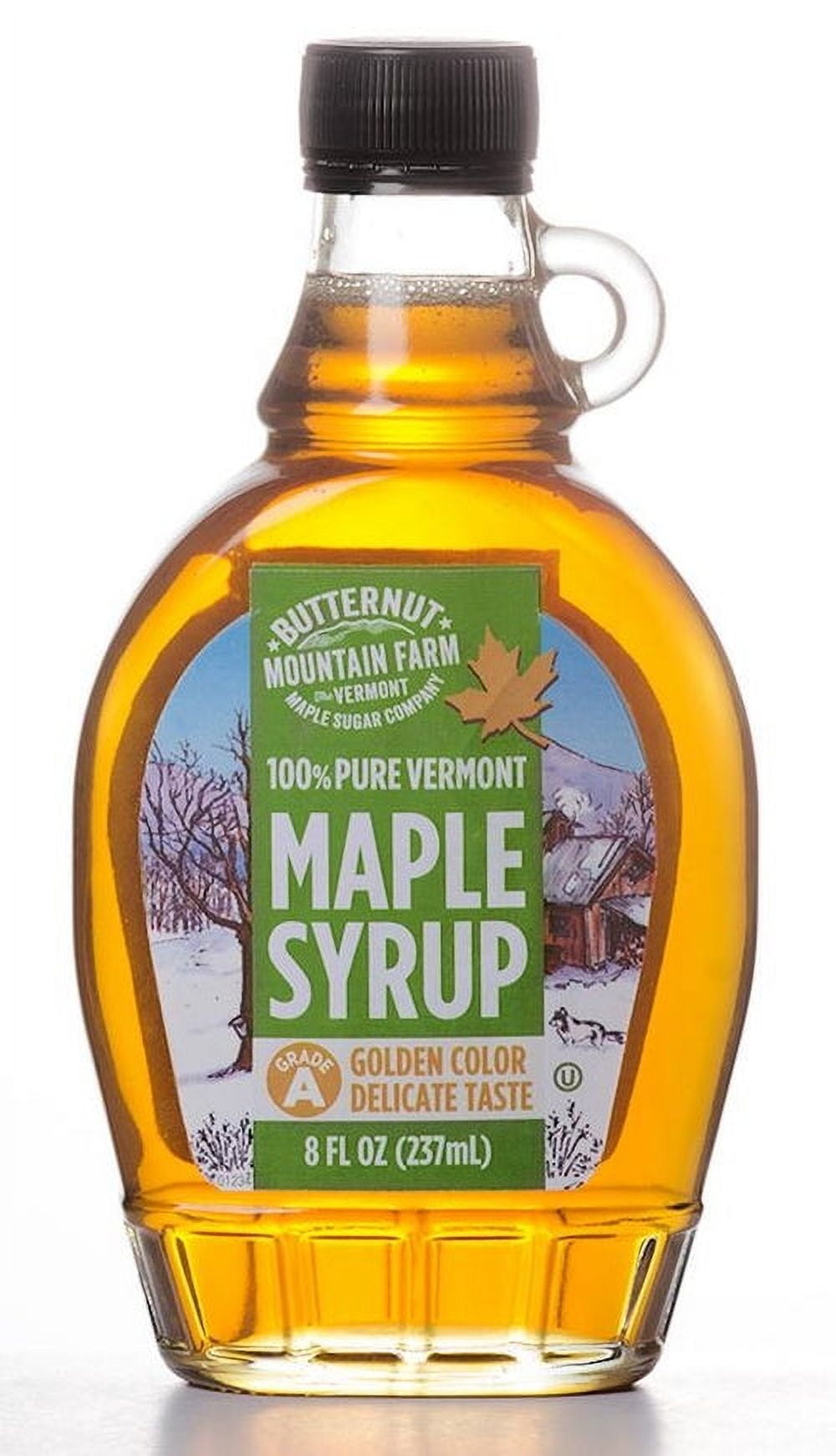 Golden Color Delicate Taste Maple Syrup 8 Ounce