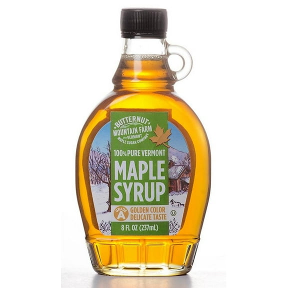 Golden Color Delicate Taste Maple Syrup 8 Ounce