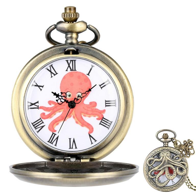 Octopus pocket watch hotsell
