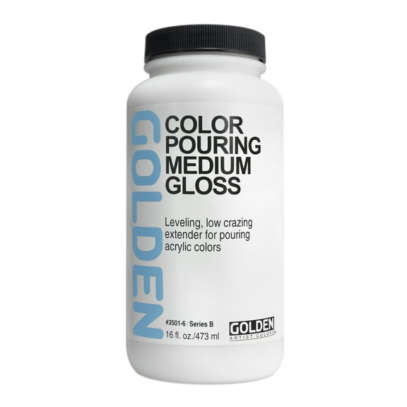 Golden Color Pouring Medium, Gloss, 16 oz.