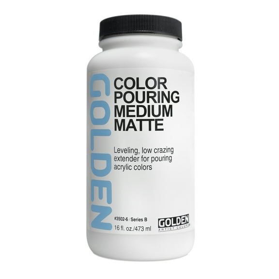 Golden Color Pouring Medium, Matte, 16 oz.
