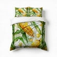 thumbnail image 1 of Golden Corn And Kernels Pattern Bedding Set 3 Pcs Soft Microfiber Quilt Cover For Bedroom Decor, Comforter Cover With 2 Pillowcase, 1 of 5