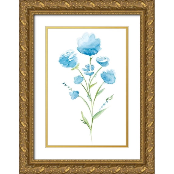 Golden, Corrie 11x14 Gold Ornate Wood Framed with Double Matting Museum Art Print Titled - Day Dream I