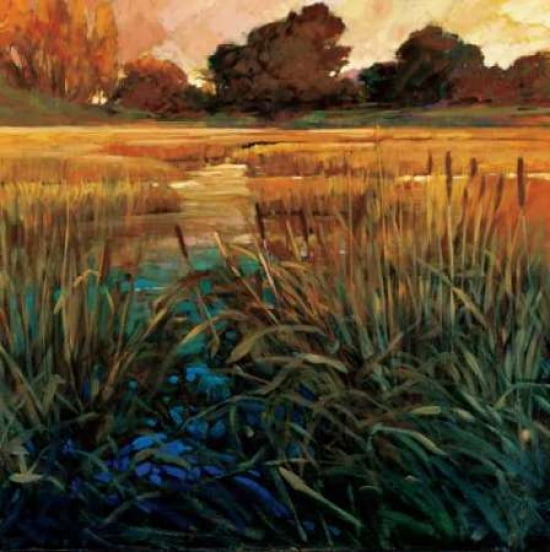 Golden Creek Canvas Art - Philip Craig (24 x 24)