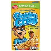 Golden Crisp Puffed Wheat Cereal, Crunchy 24 oz Box