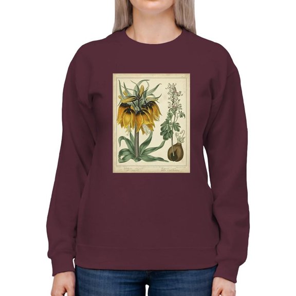 Golden Crown Imperial Sweatshirt Women -Sydenham Edwards Designs, Female Small