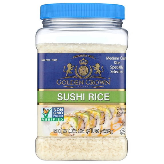 Golden Crown Sushi Rice 32 oz (Pack Of 4)
