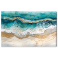 thumbnail image 1 of Golden Currents Canvas Coastal Abstracts by Art Remedy, Gallery Wrapped, 45" x 30", 1 of 7