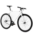thumbnail image 1 of Golden Cycles Single Speed Fixie Bike – Lightweight Steel Frame, Flip-Flop Hub, 700c Wheels, Multiple Sizes & Deep V Rims (Shocker, 63), 1 of 7