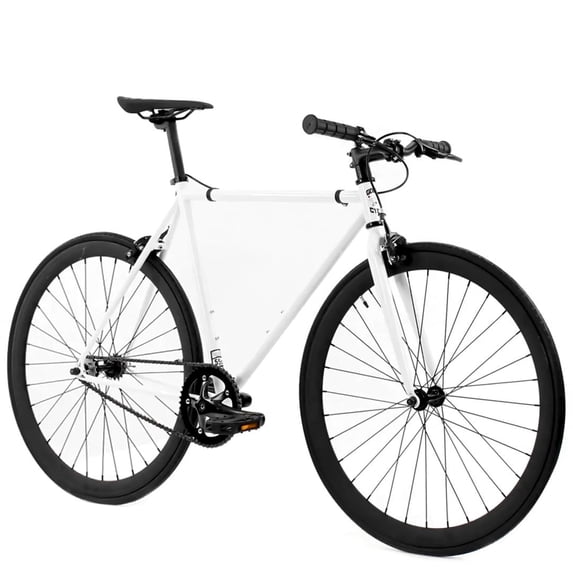 Golden Cycles Single Speed Fixie Bike – Lightweight Steel Frame, Flip-Flop Hub, 700c Wheels, Multiple Sizes & Deep V Rims (Shocker, 63)