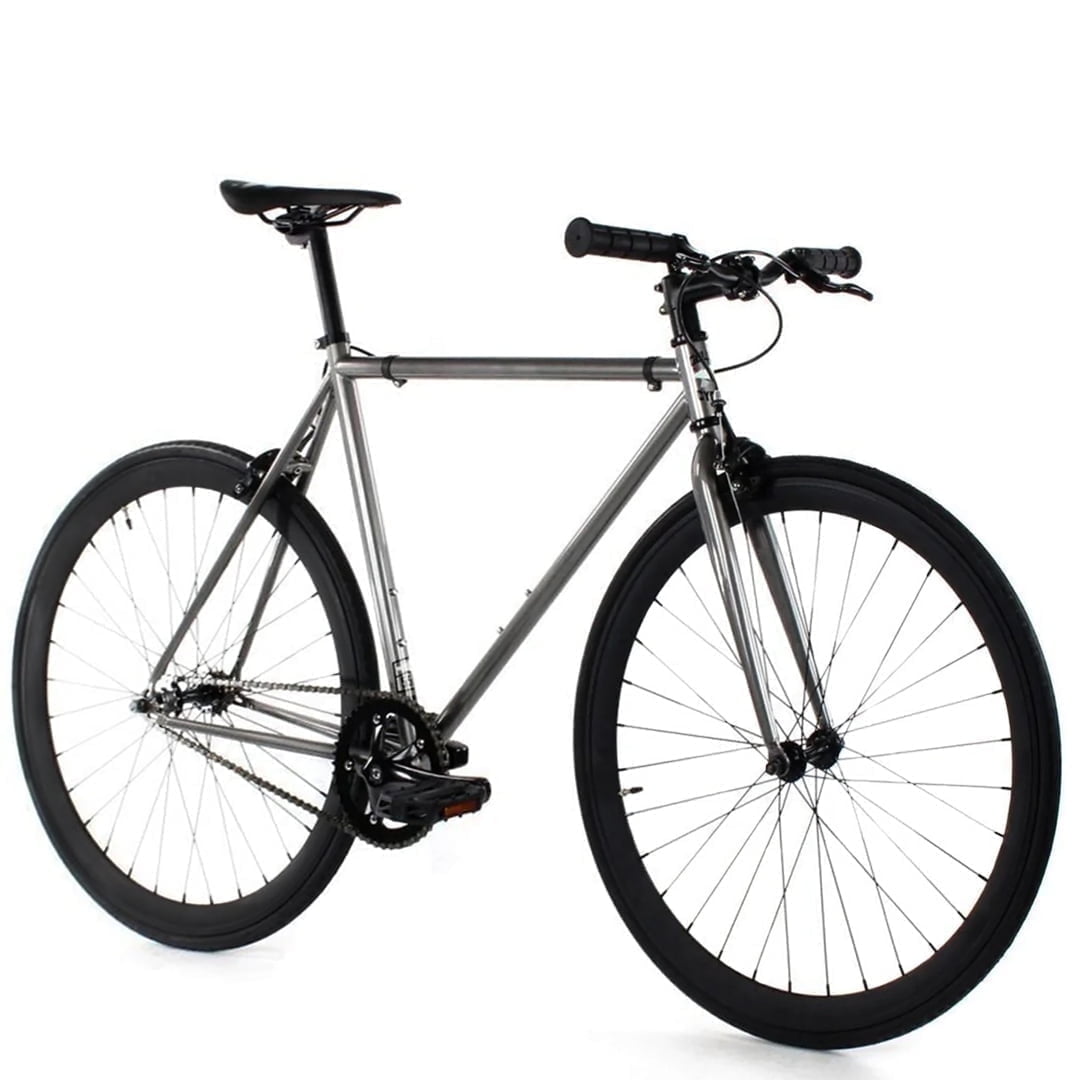 Golden Cycles Single Speed Fixie Bike – Lightweight Steel
