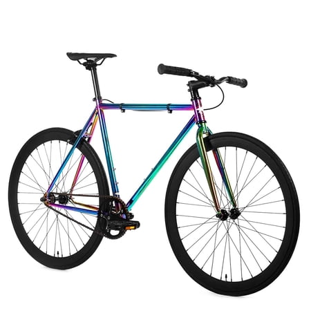 Golden Cycles Single Speed Fixed Gear Bike with Front & Rear Brakes