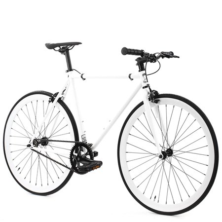 Golden Cycles Single Speed Fixed Gear Bike with Front & Rear Brakes