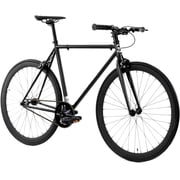 Golden Cycles Single Speed Fixie Bike   Lightweight Steel Frame, Flip-Flop Hub, 700c Wheels, Multiple Sizes & Deep V Rims Vader, 59