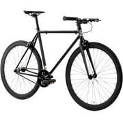 Golden Cycles Single Speed Fixie Bike Lightweight Steel Frame, Flip-Flop Hub, 700c Wheels, Multiple Sizes & Deep V Rims Vader, 41