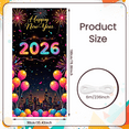 thumbnail image 1 of Golden Design New Year Banner 2026 Festive Crown Decoration Celebration Event for Indoor Party Holiday Festivity, 1 of 9