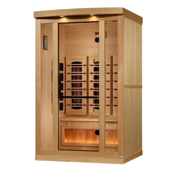 Golden Design Saunas 2-Person Full Spectrum PureTech Near Zero EMF FAR Infrared Sauna