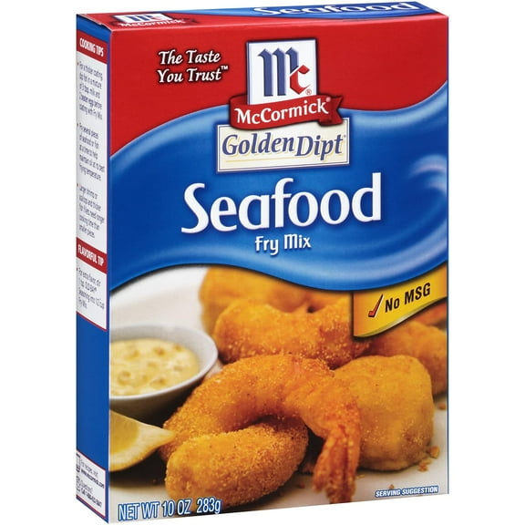 Golden Dipt Seafood Fry Mix, 10 oz (Pack of 8)