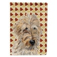 thumbnail image 1 of Golden Doodle 2 Fall Leaves House Flag, 1 of 4