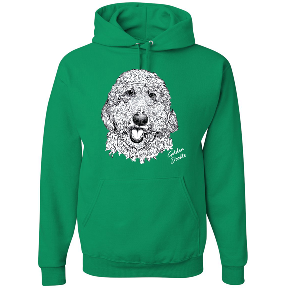 Golden Doodle Dog Lover Pet Owner Animal Lover Graphic Hoodie Sweatshirt