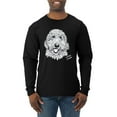 thumbnail image 1 of Golden Doodle Dog Lover Pet Owner Animal Lover Mens Long Sleeve Shirt, Black, Large, 1 of 4
