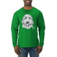 thumbnail image 1 of Golden Doodle Dog Lover Pet Owner Animal Lover Mens Long Sleeve Shirt, Kelly, 2XL, 1 of 4
