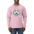 thumbnail image 1 of Golden Doodle Dog Lover Pet Owner Animal Lover Mens Long Sleeve Shirt, Light Pink, Large, 1 of 4