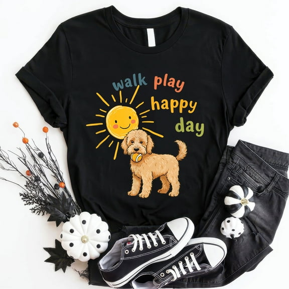 Golden Doodle Dog Shirt, Cockapoo Poodle Dog Lover T-Shirt