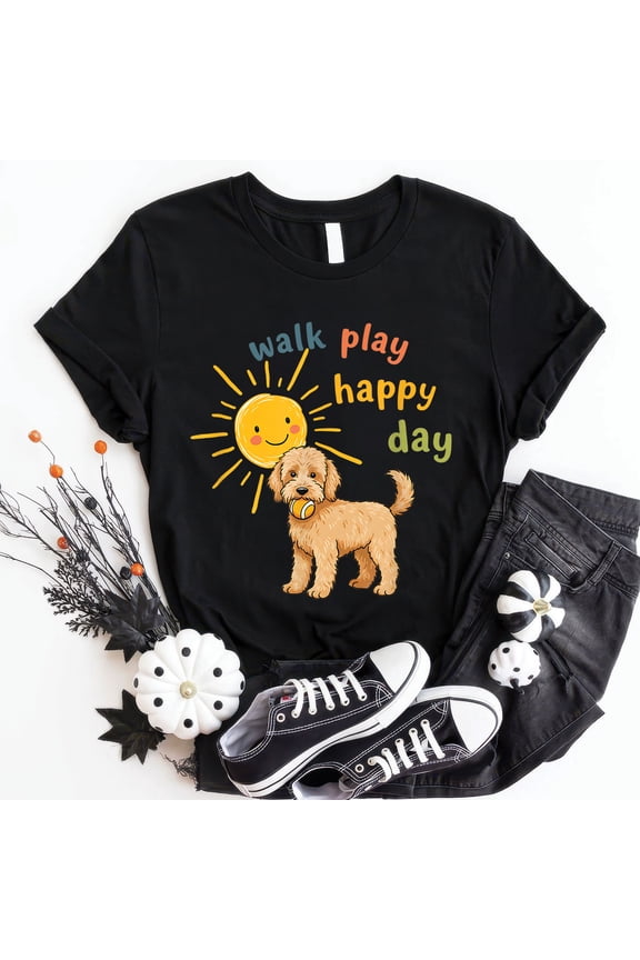 Golden Doodle Dog Shirt, Cockapoo Poodle Dog Lover T-Shirt