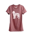 thumbnail image 1 of Golden Doodle Silhouette Women's Fashion Relaxed T-Shirt Tee Heather Rouge 2X-Large, 1 of 3
