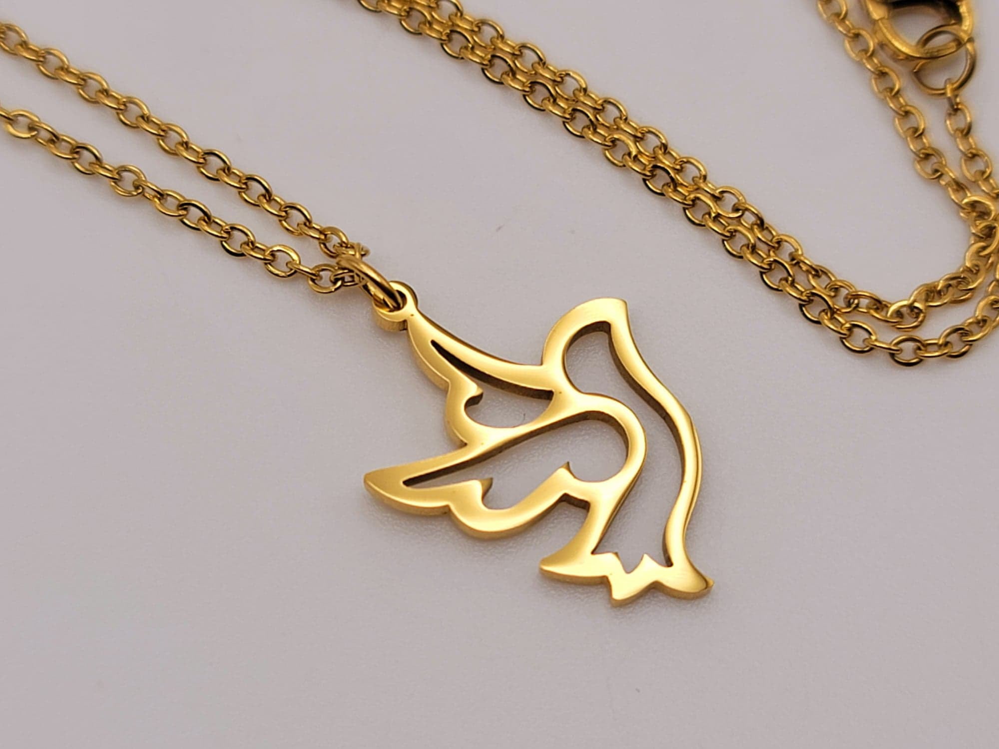 Golden Dove Pendant necklace Trending Necklace