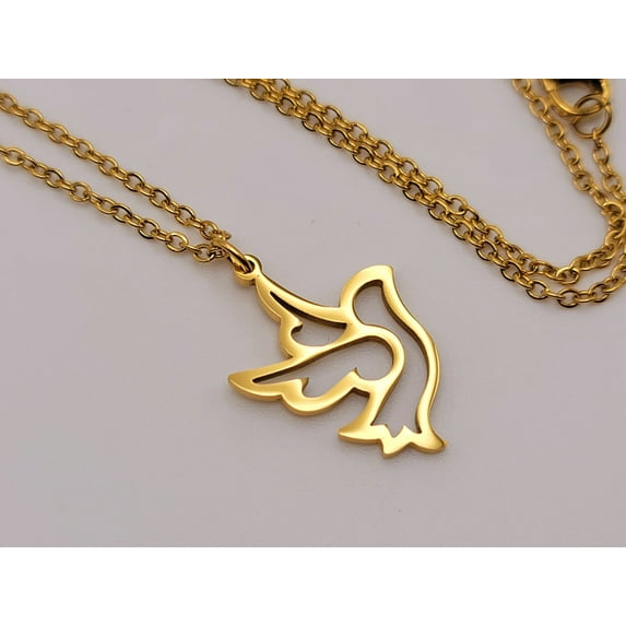 Golden Dove Pendant necklace Trending Necklace