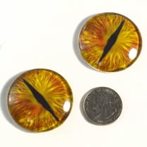 Golden Dragon Glass Eyes