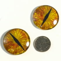Golden Dragon Glass Eyes