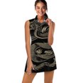 thumbnail image 1 of Golden Dragon Illustration Sports Dresses Women Tennis Dress Outdoor Badminton Golf Quick-Drying And Breathable Sports Dress, 1 of 4