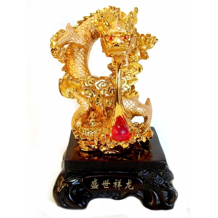 Golden Dragon Statue
