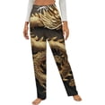 thumbnail image 1 of Golden Dragon Wall Art Winter Female Pants Flannel High Waist Women Pants Lady Warm Straight Leg Plush Trousers, 1 of 7