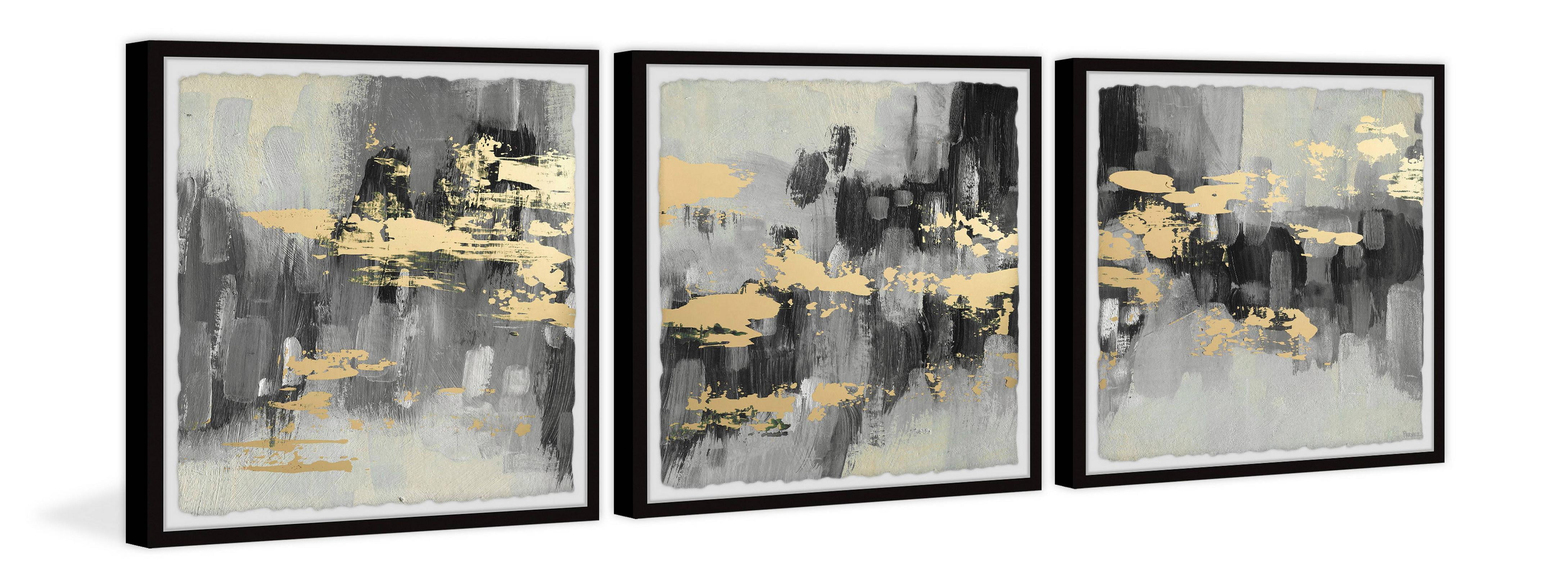 Golden Dusk Triptych