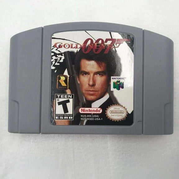 Golden EYE 007 Cartridge for Nintendo N64 Video Games Brand New Ratings:E for Everyone